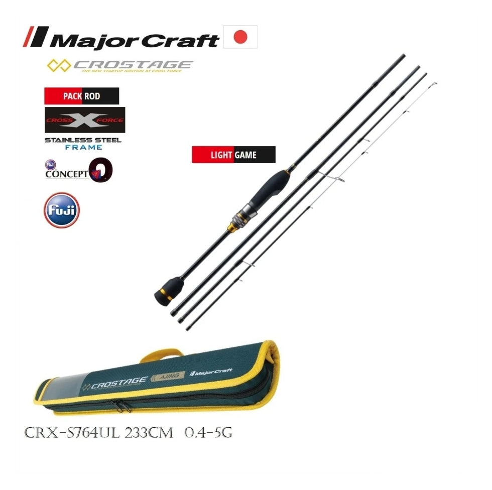 Major Craft Crosstage CRX-S764UL 233cm 0.4-5g