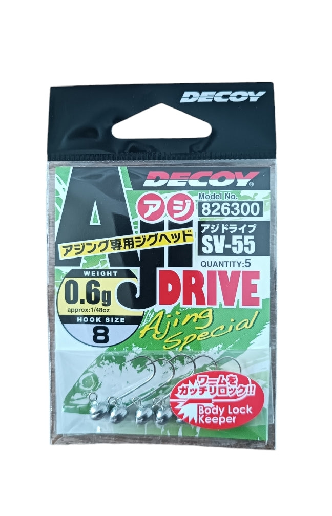 Decoy Sv-55 Aji Drive #8 1.2gr Jighead