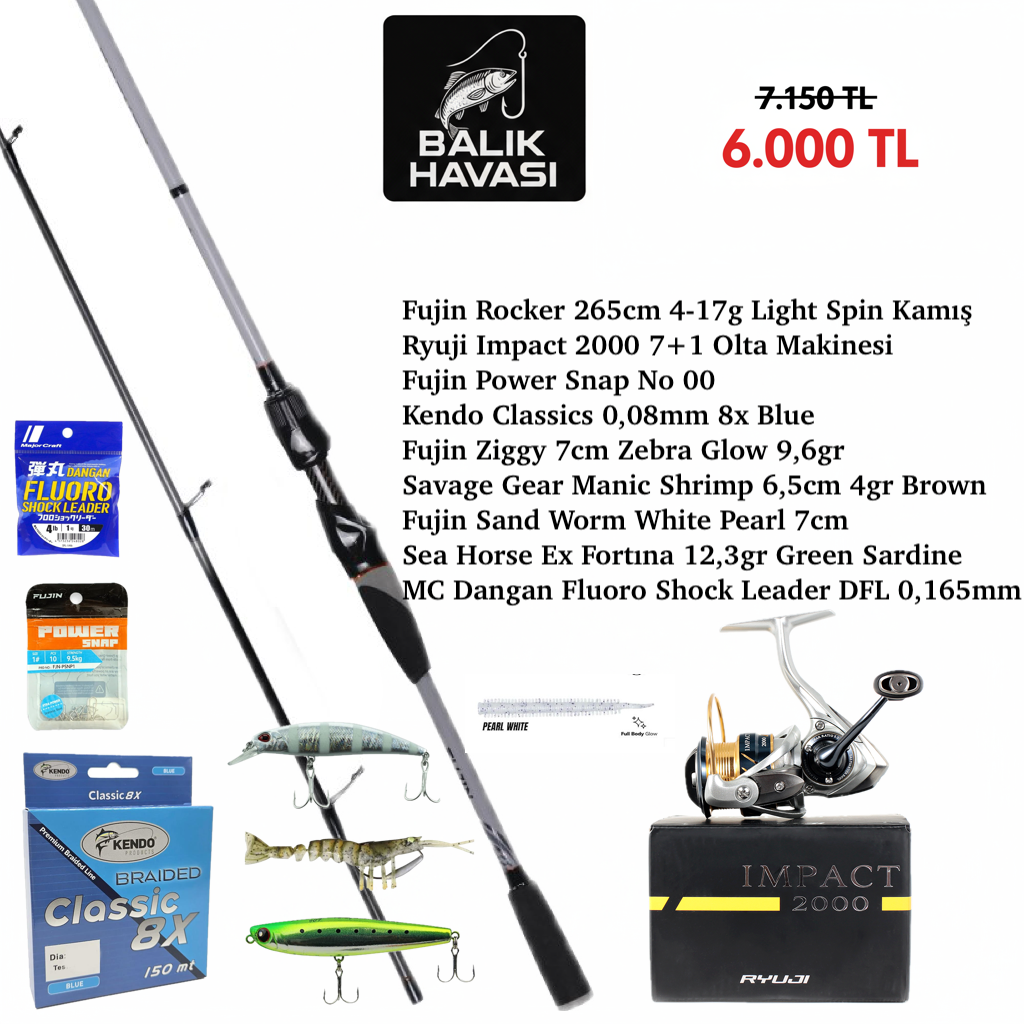 Fujin ve Ryuji Light Spin Seti