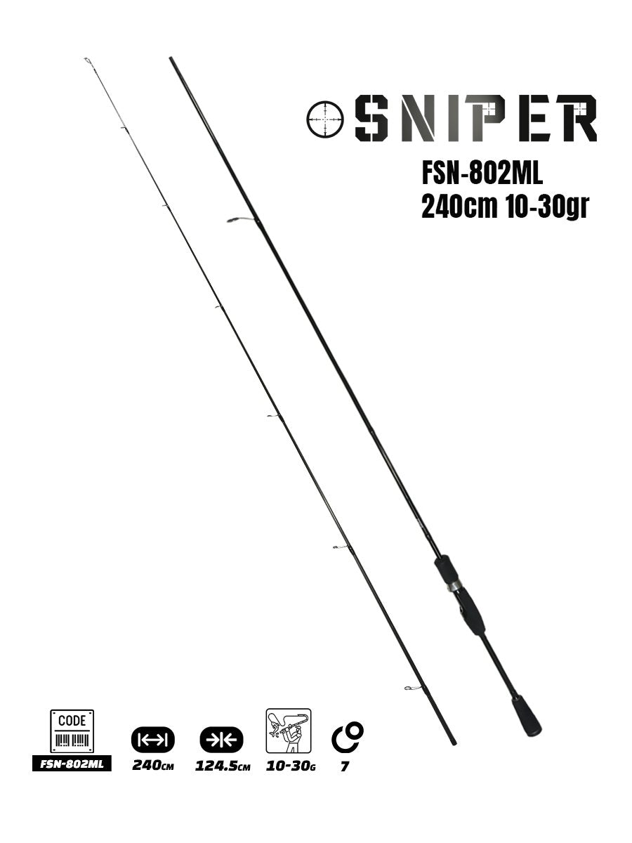 Fujin Sniper 240cm 10-30gr Spin Kamışı