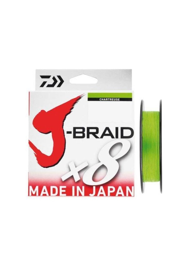 DAIWA JBRAID 8B 150M, 0,10MM CHARTREUSE İP MİSİNA