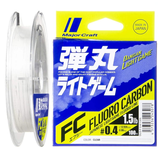 Major Craft Dangan Fluoro Shock Leader DLG-0.4/0,104mm/15.Lb/0.67kg/100mt.