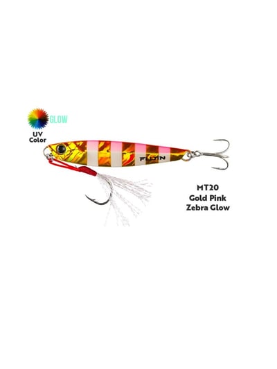 Fujin Jig-X 40gr MT20 Gold Zebra Glow