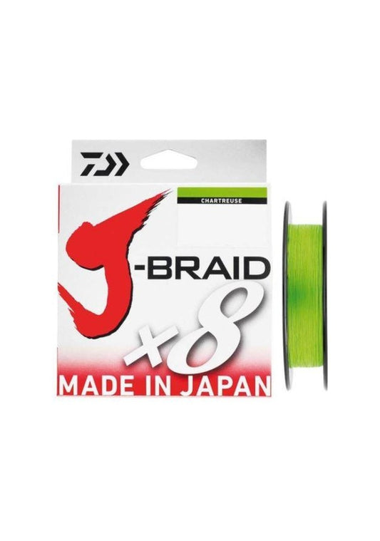 DAIWA JBRAID 8B 150M, 0,18MM CHARTREUSE İP MİSİNA