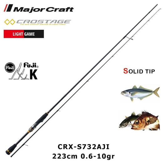 Major Craft Crostage New CRX-S732AJI Kamış Solid Uç 223cm 0.6-10g