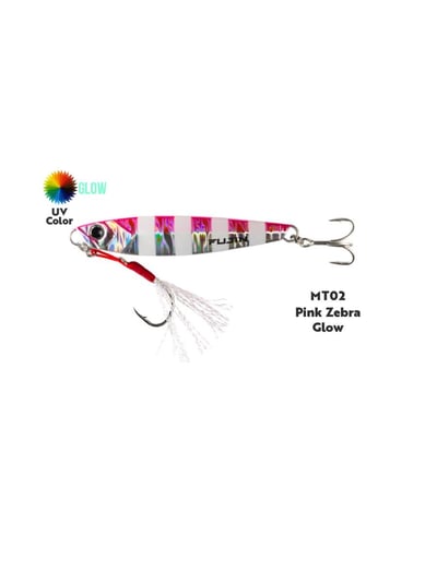 Fujin Jig-X 60gr MT02 Pink Zebra Glow