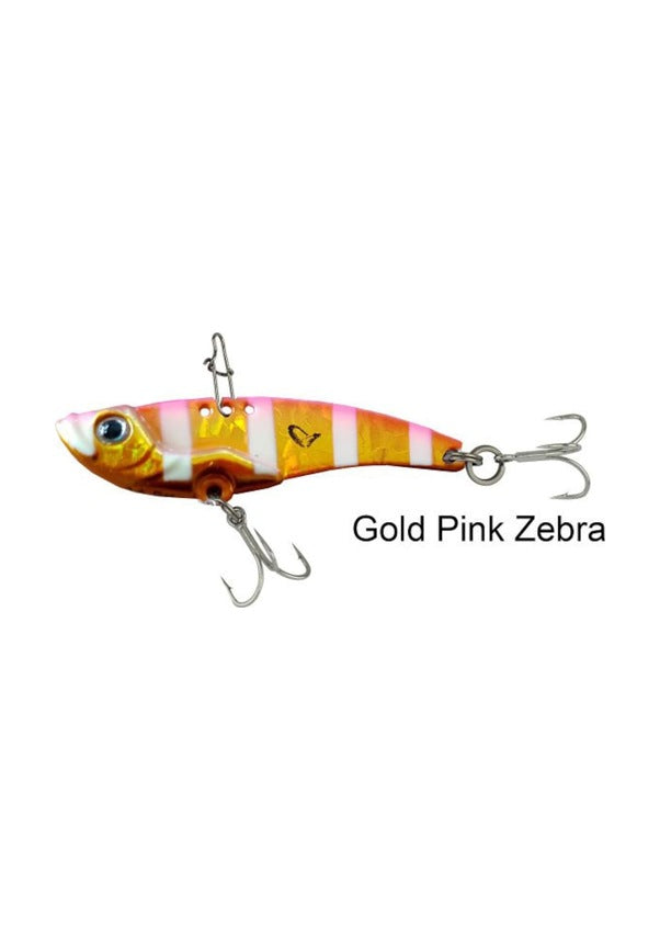 Savage gear 3D VIB Blade 5,5 cm 14,5gr Gold Pink Zebra Glow