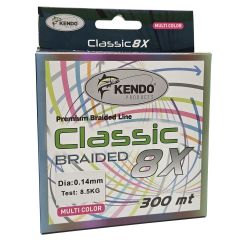 Kendo Classic 8X 300m Multicolor Örgü İp 0.16mm