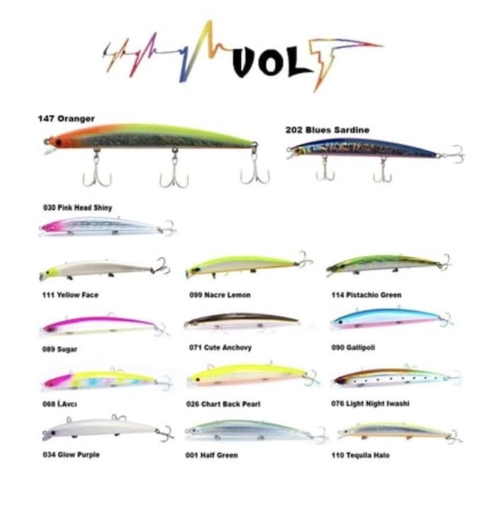 Fujin Volt VL125S 14gr 12.5cm Slow Sinking Maket Balık