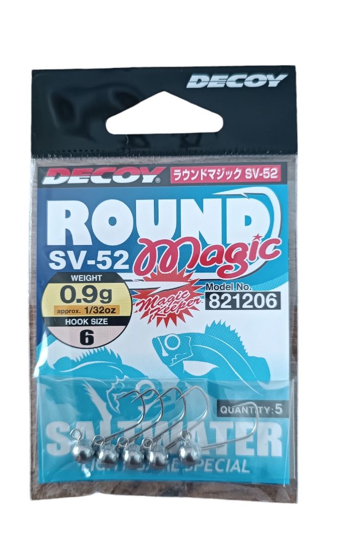 DECOY SV-52 Round Magic JH Jig Head No6 - 0.9 g