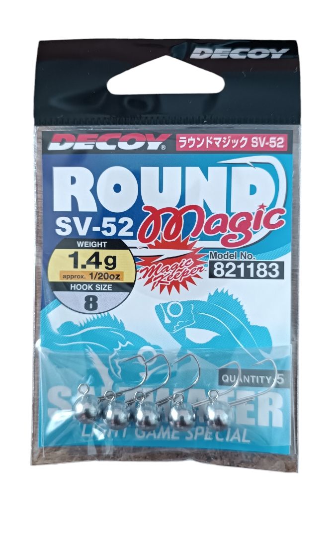 DECOY SV-52 Round Magic JH Jig Head No8 - 1.4g