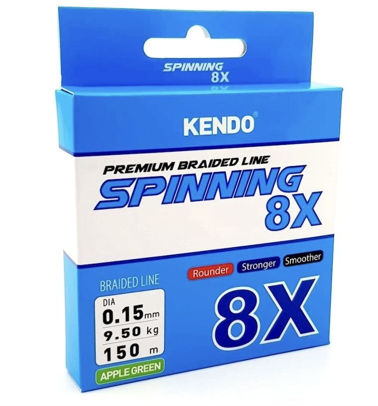 Kendo Spinning 8X Fighting 150 mt Örgü ip (Apple Green)