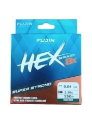 Fujin Hex 8X 150Mt. Moss green Pe Line 0.04mm