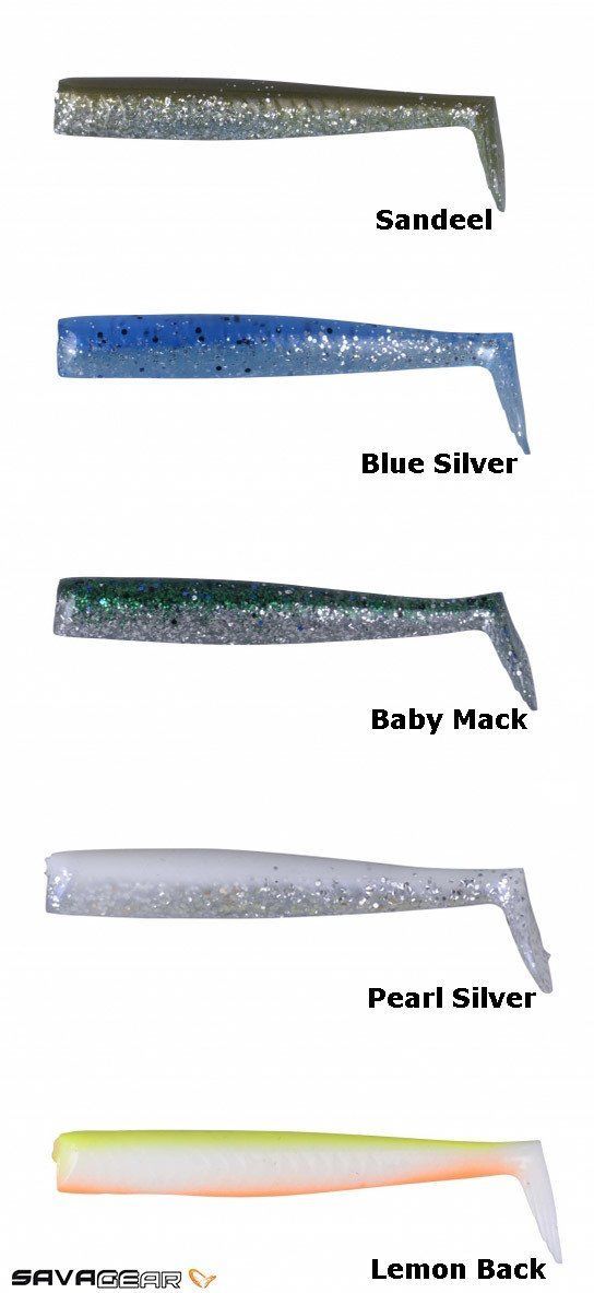 Savage gear LB Sandeel 12.5cm (10 cm) Sahte Balık- Pearl Silver