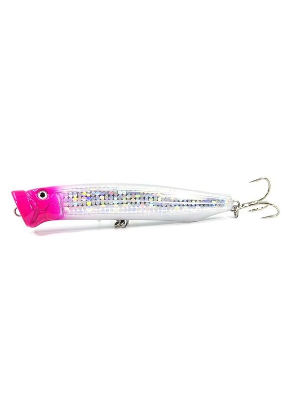 Fujin Salt Popper Su Üstü Maket Balık SP120SW - 030 Pink Head Shiny