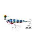Fujin Jig-X 40gr Shore Jigging Jig Yem MT12 Blue Pink Zebra Glow