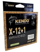 Kendo X-12+1 Braided 150m Apple Green Örgü İp- 0.14mm